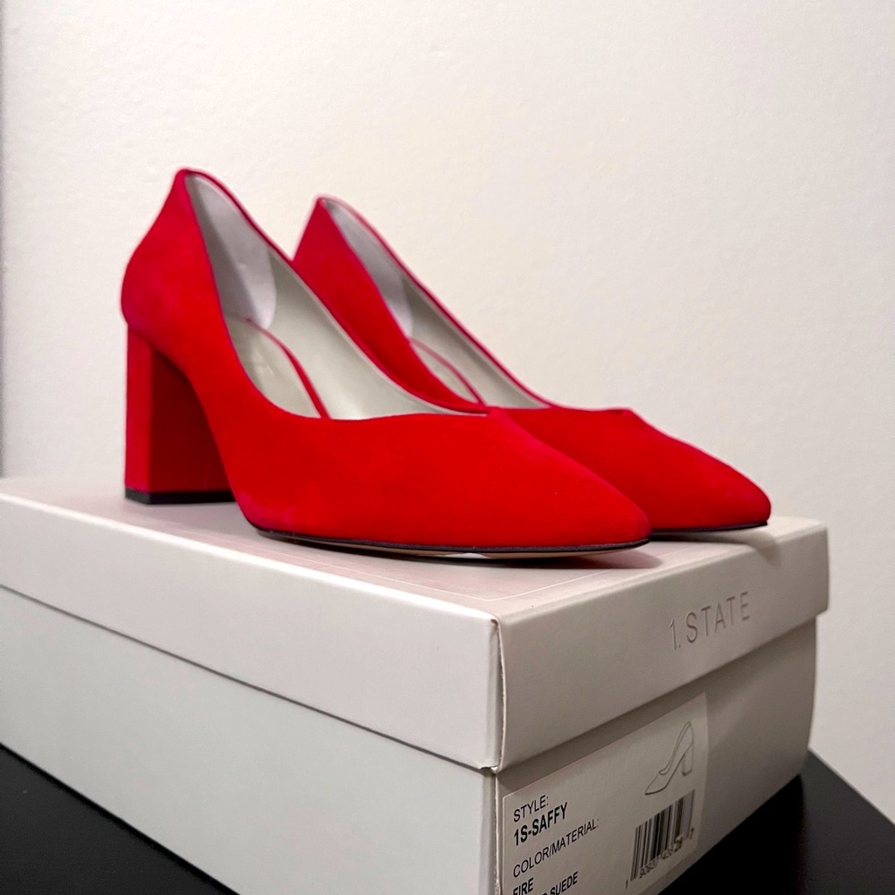 1.STATE Red Pumps/heels - Brand New 6M